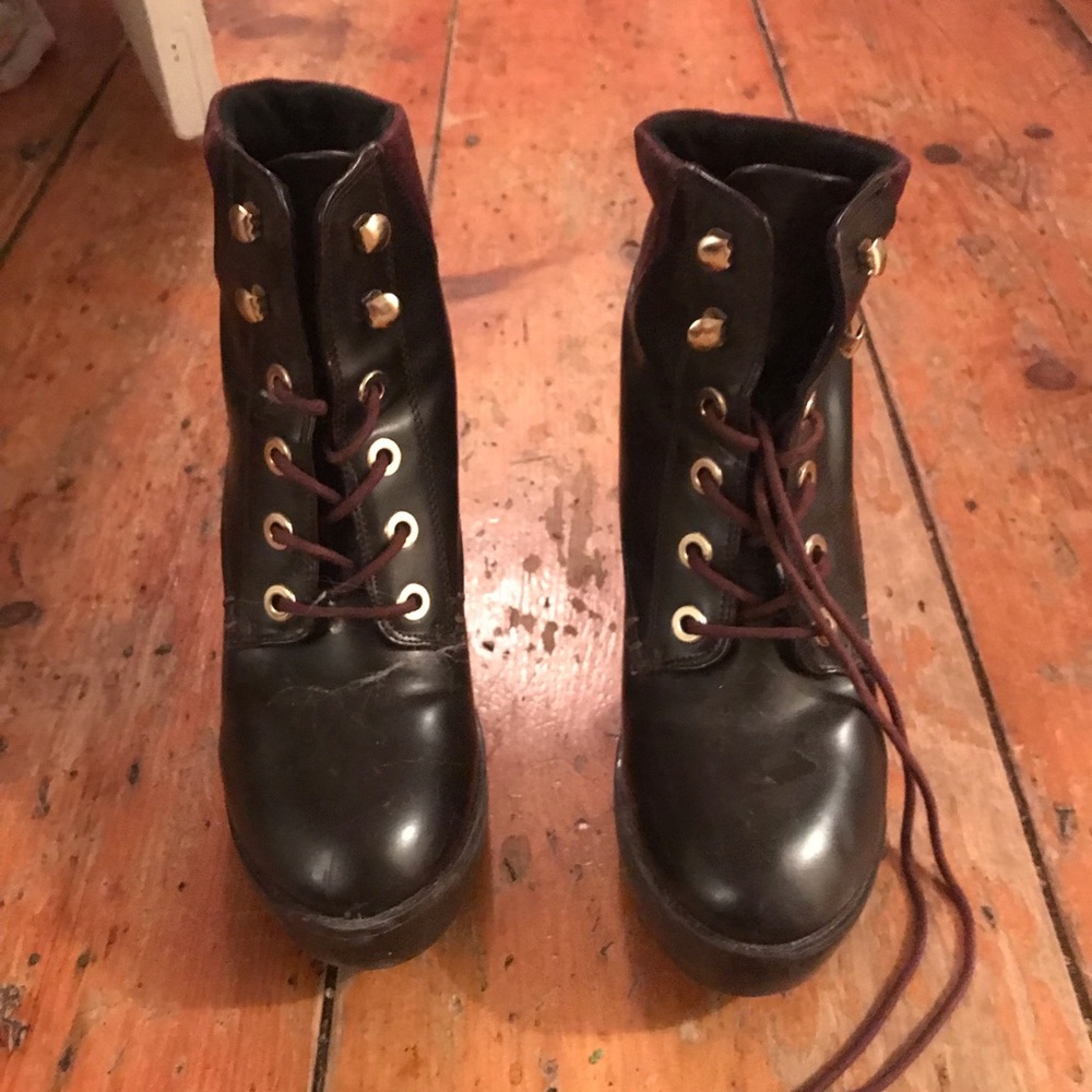 Aldo lace up boots